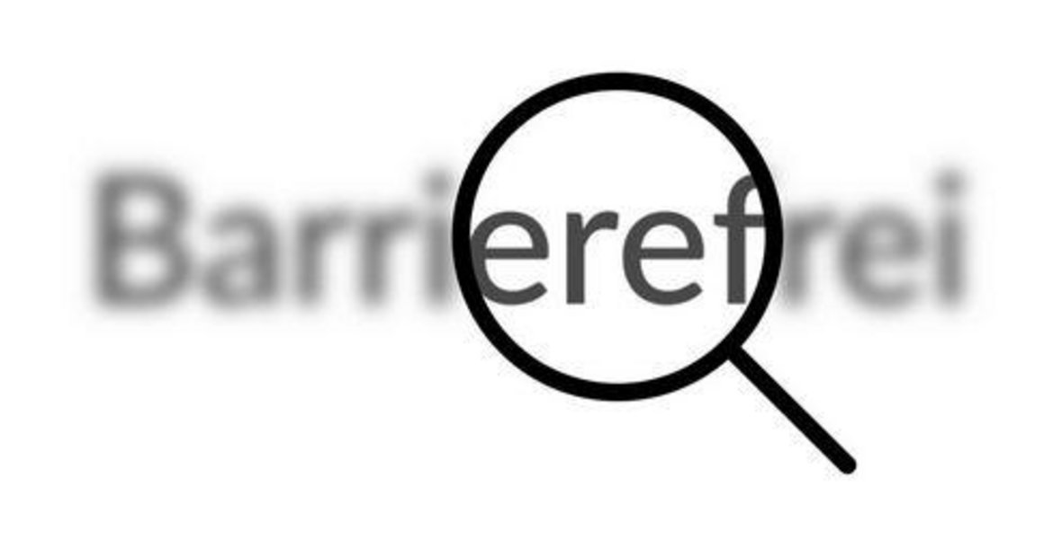 Bild, Lupe, Barrierefreiheit